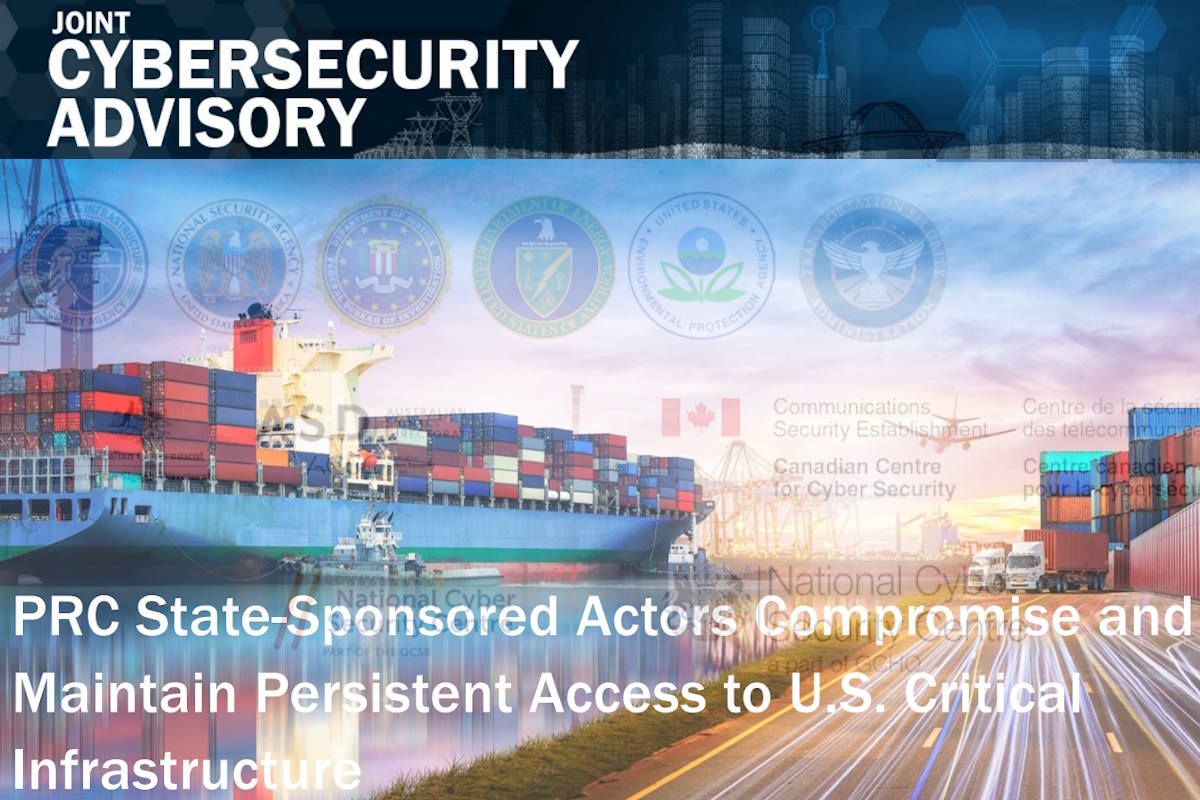 Global security partners issue cybersecurity advisory on state-sponsored Chinese hacker group Volt Typhoon